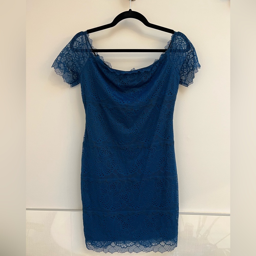 Royal Blue Lace Guess Dress